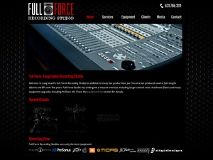 Full Force Recording Studio theme WordPress by John Gardner