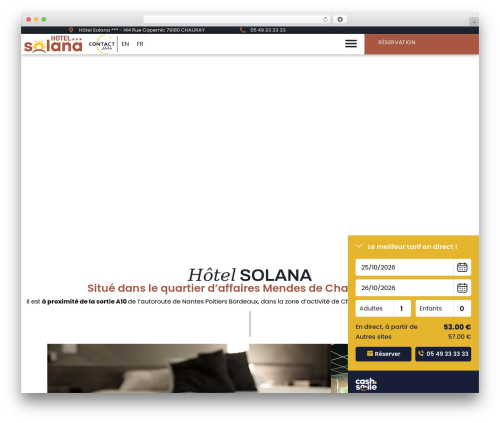 Hello Elementor best free WordPress theme - hotel-solana.com