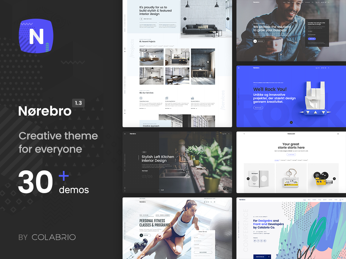 Norebro WordPress theme by Colabrio Team