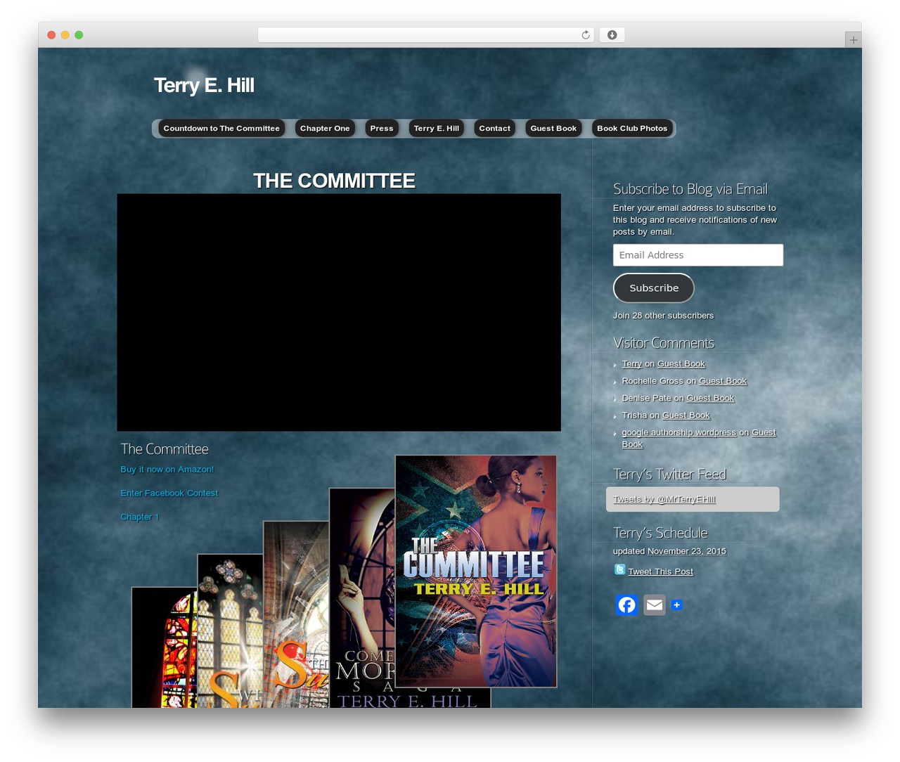 Nova WordPress theme - terryehill.com