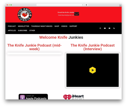 Simple podcast press WordPress plugin - theknifejunkie.com