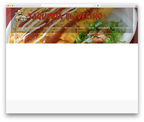 SKT Restaurant Pro WordPress theme - taqueriaelvecino.com