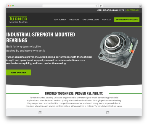 Theme WordPress Beaver Builder Theme - turnerbearings.com