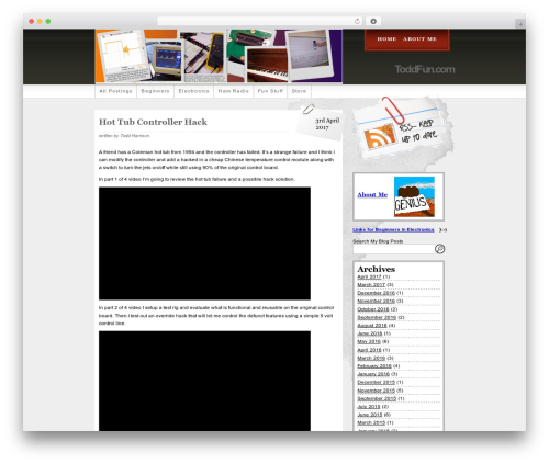 Theme WordPress Fresh Editorial - toddfun.com