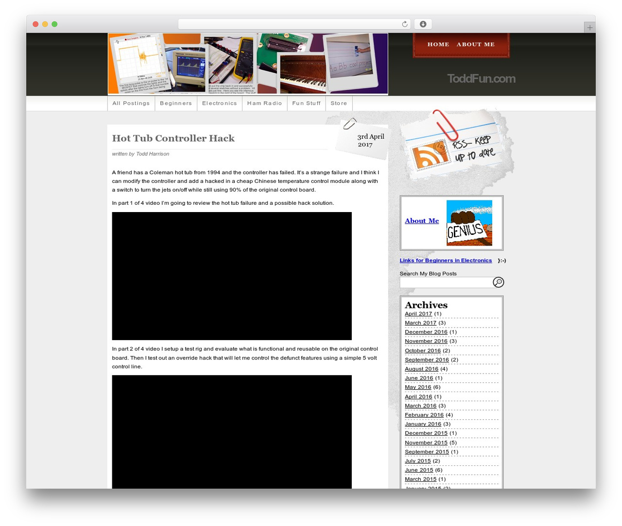 Theme WordPress Fresh Editorial - toddfun.com