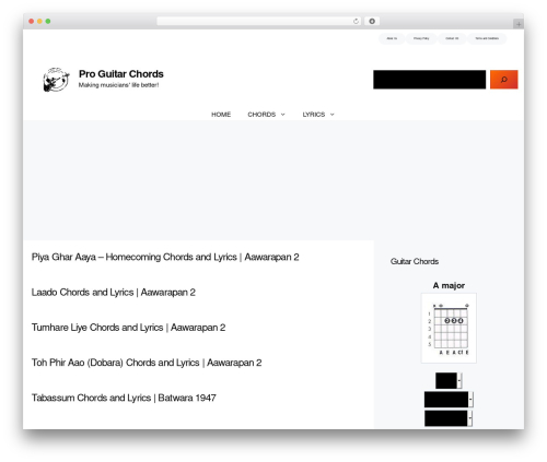 Lewe ChordPress – ChordPro Text Formatter (chordpress) free WordPress plugin - proguitarchords.com