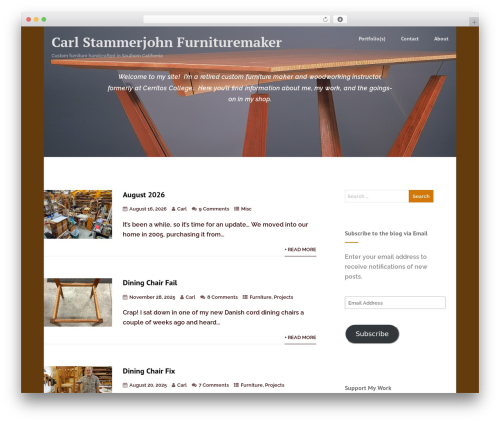 Theme WordPress Optimizer PRO - carlstammerjohn.com