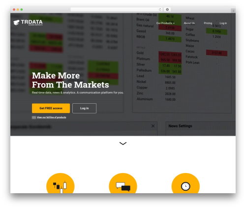 Indeed my team WordPress plugin - trdata.com