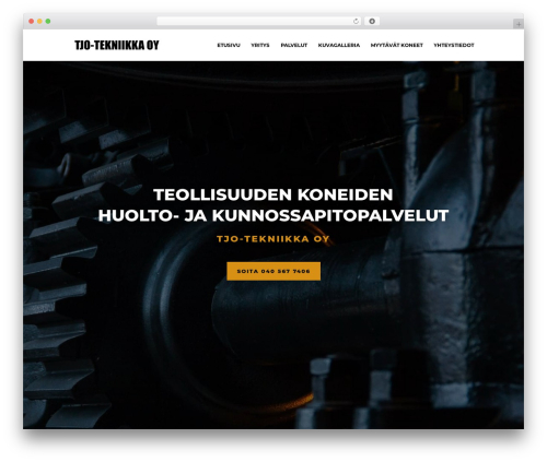WordPress theme Divi - tjo-tekniikka.com
