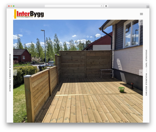 WordPress theme Mauer Bild - interbygg.se