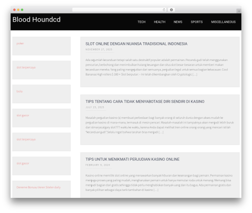 WordPress theme Modeling Lite - bloodhoundcd.com WordPress theme Modeling Lite - bloodhoundcd.com
