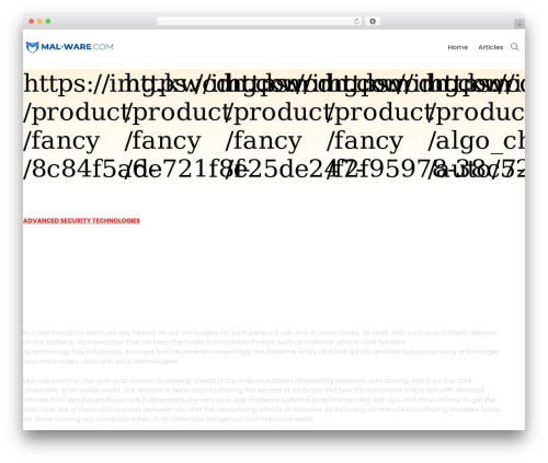 WordPress theme uptech - mal-ware.com