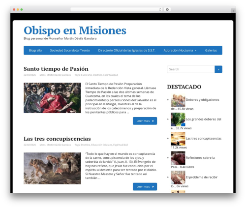 Simple facebook plugin WordPress plugin - obispoenmisiones.com