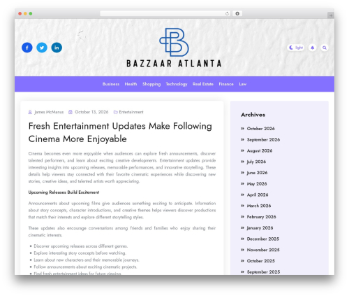 bloghub WordPress theme - bazzaaratlanta.com bloghub WordPress theme - bazzaaratlanta.com