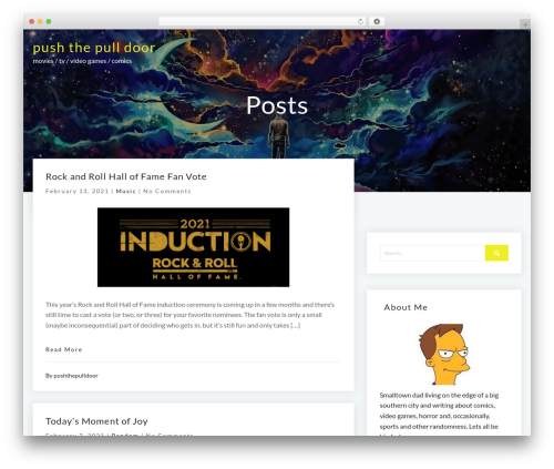 Daron best WordPress theme - pushthepulldoor.com