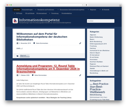 Dice4 premium WordPress theme - informationskompetenz.de