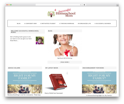 Fun WordPress Theme WordPress page theme - successfulhomeschoolmom.com