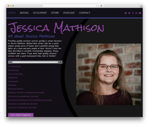 Genesis theme WordPress - jessicamathison.com