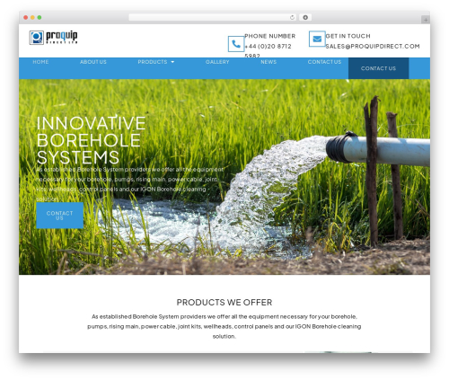 Oxygen 2 WordPress theme - proquipdirect.com