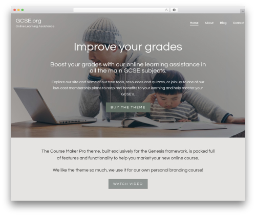 Theme WordPress Course Maker Pro - gcse.org
