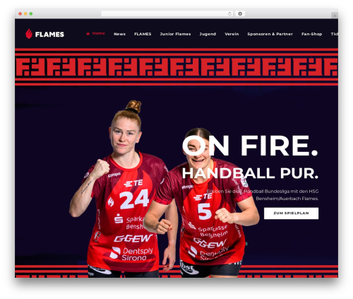 Uncode js_composer WordPress plugin - flames-handball.com