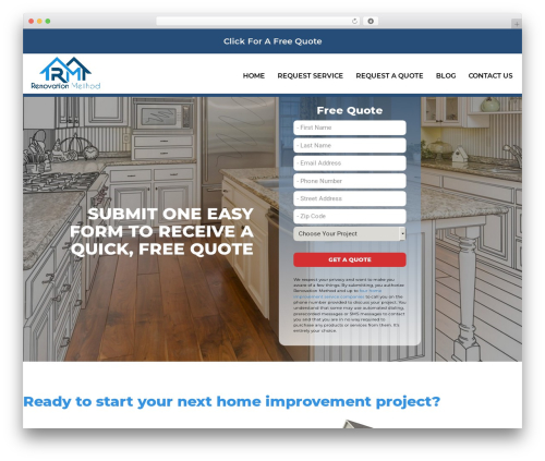 Wordpress Shuttle Framework WordPress theme - renovationmethod.com