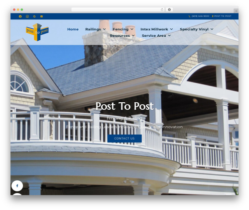 WordPress theme Beacon Theme - posttopost.com
