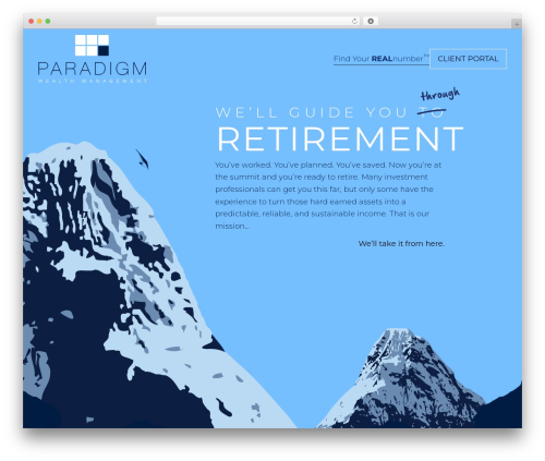 WordPress theme King Design Custom Theme - paradigmwealthmanagement.com
