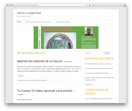 WordPress theme Tiny Forge - saludylongevidad.org