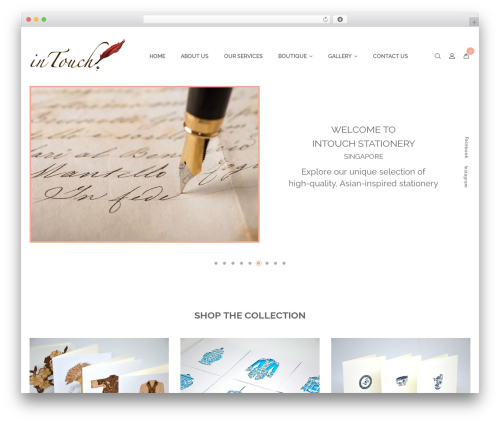 Aidoo WordPress theme - intouch-stationery.com
