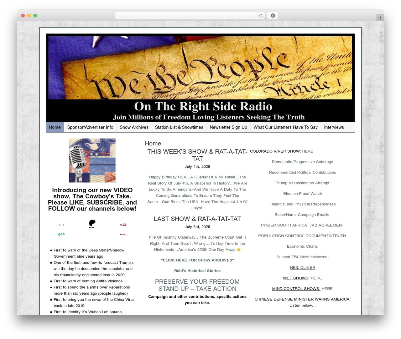 Catalyst WP theme - ontherightsideradio.com Catalyst WP theme - ontherightsideradio.com