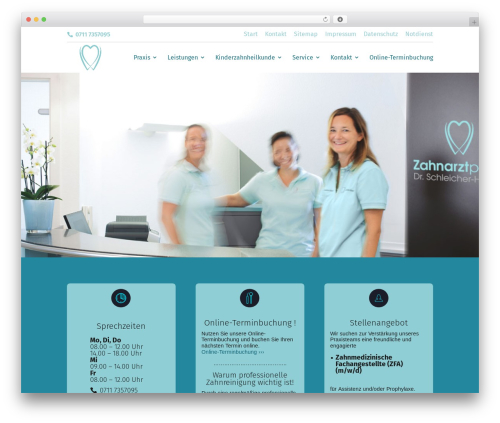 Divi WordPress theme - zahnarzt-stuttgart-vaihingen.info