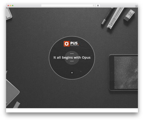 Opus - Wordpress Theme WordPress website theme - opuslanding.premiumcoding.com