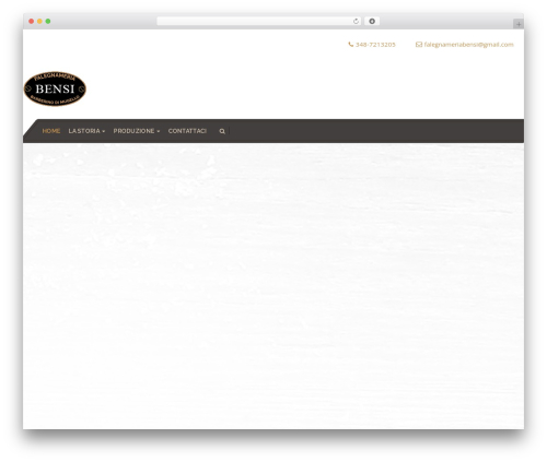 WordPress theme Carpenter - falegnameriabensi.it
