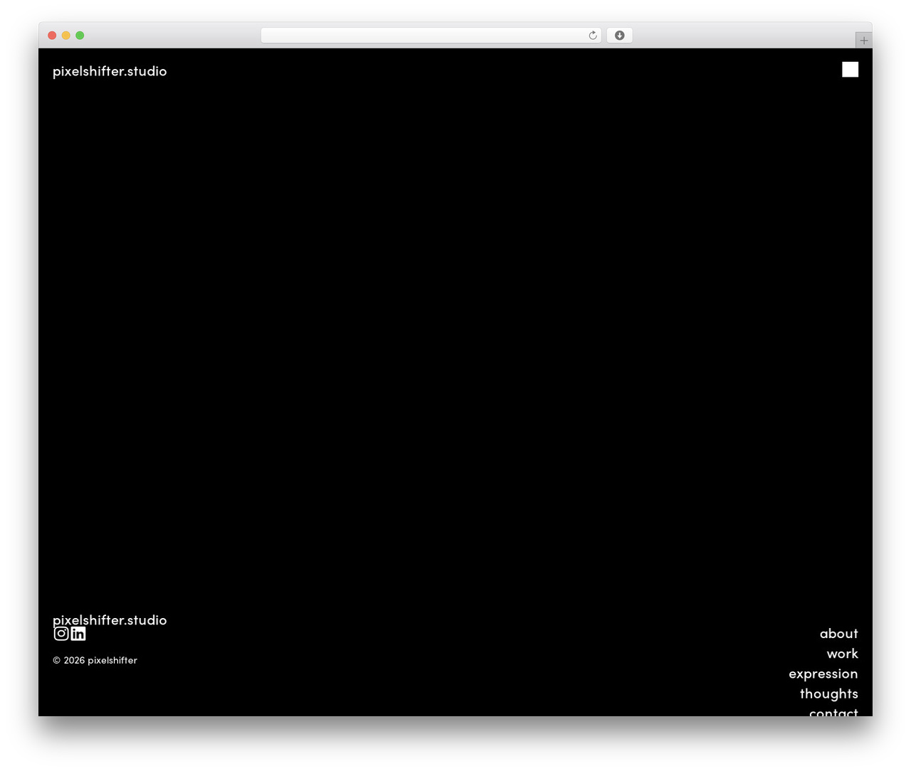 WordPress theme pixelshifter_studio - pixelshifter.studio