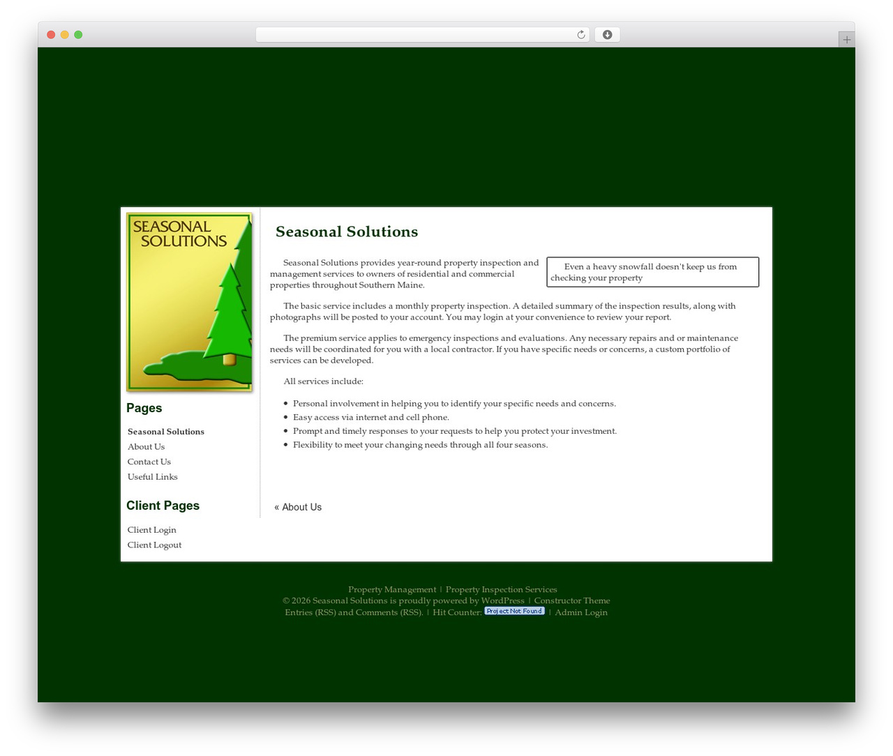 WordPress website theme Constructor - seasonalsolutions.com WordPress website theme Constructor - seasonalsolutions.com