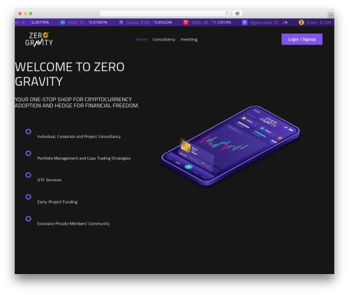 WP theme Crypteck - zero-gravity.io WP theme Crypteck - zero-gravity.io