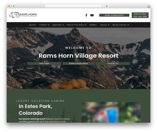 Beaver Builder Theme WordPress theme - luxuryestesparkcabins.com
