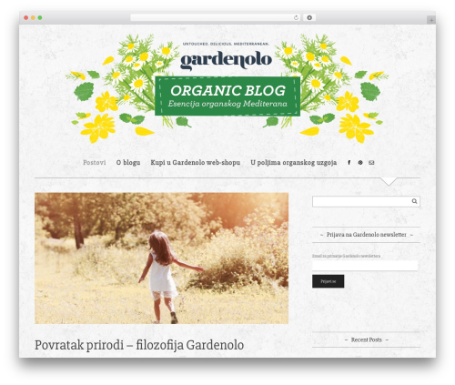 Wi portfolio WordPress plugin - organicblog.gardenolo.com