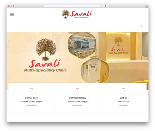 Brivona WordPress theme - savalimultispecialityclinic.com