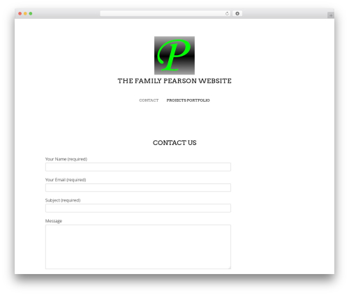 Concept theme WordPress - familypearson.net Concept theme WordPress - familypearson.net
