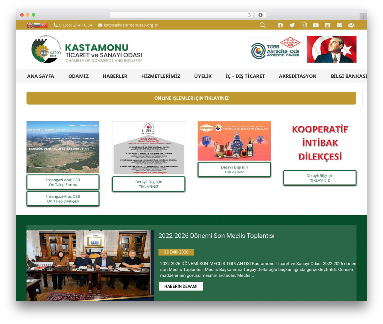 Impreza WordPress theme - kastamonutso.org.tr
