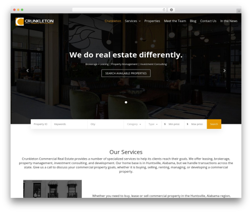 RealesWP theme WordPress - crunkletonassociates.com