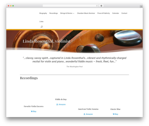 Theme WordPress Divi - linda-rosenthal.com