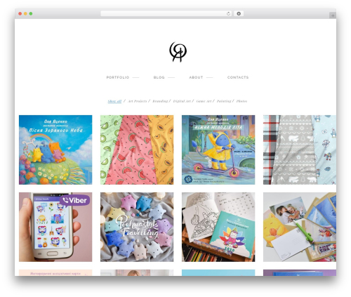WordPress website theme VAN - olarty.com