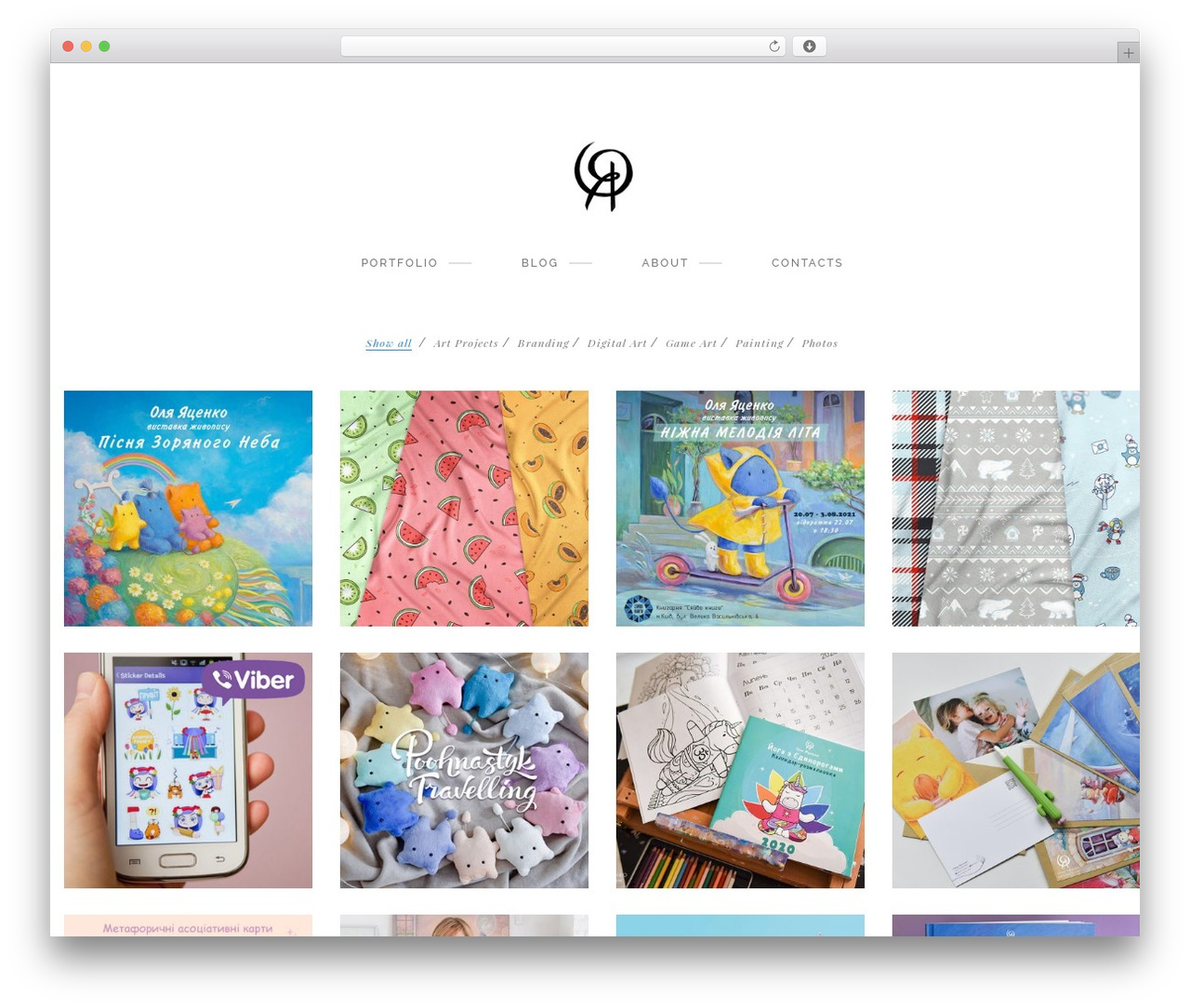 WordPress website theme VAN - olarty.com