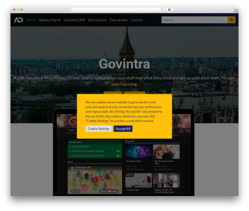 Agento WordPress theme - agentodigital.com