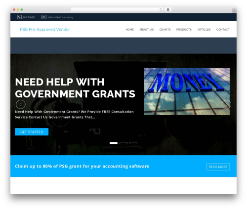 Capacious top WordPress theme - smesuite.com
