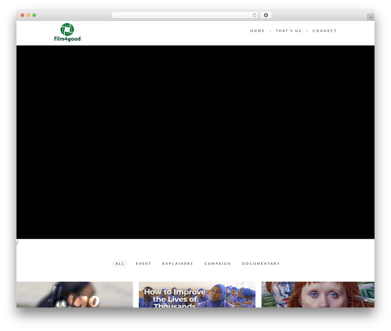 Charm theme WordPress - film4good.com