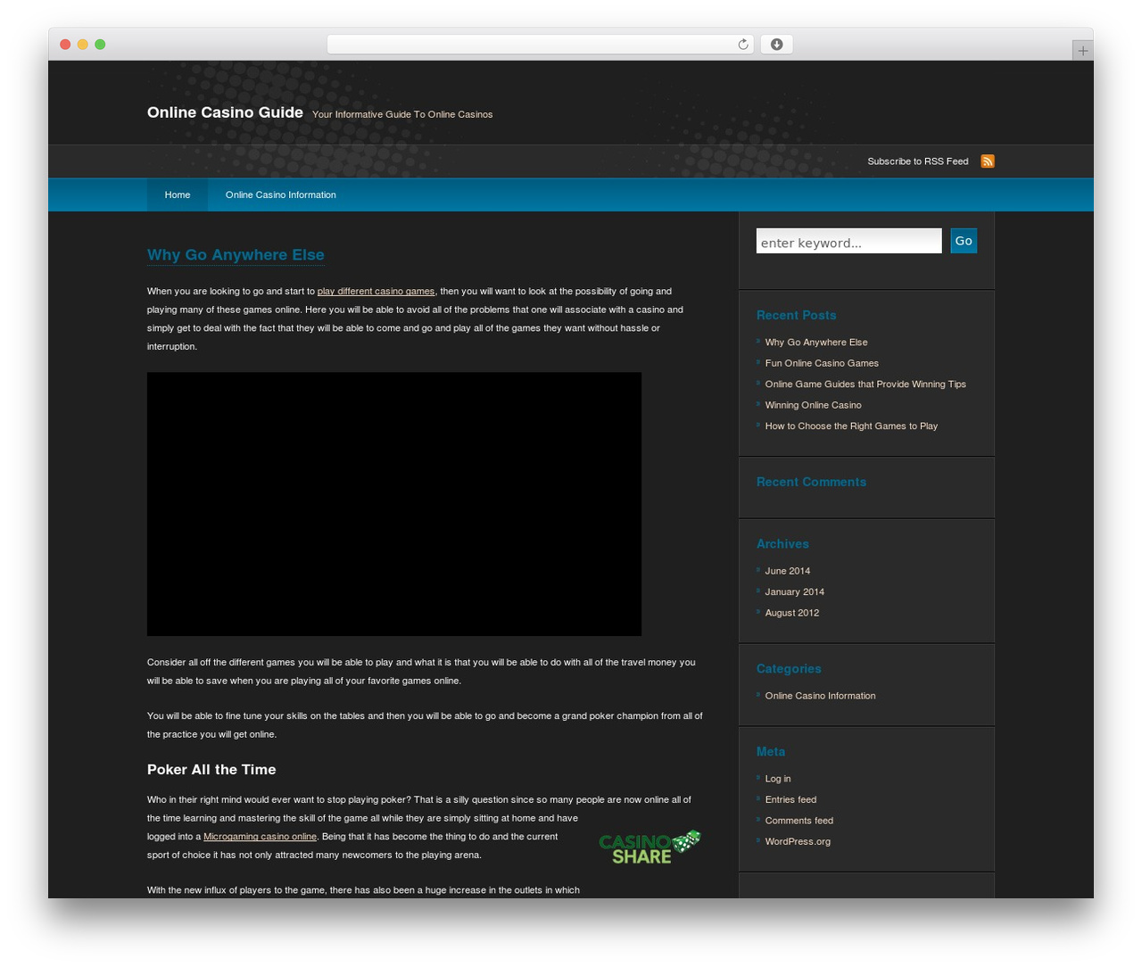 deCoder WordPress theme - onlinecasino-guide.net deCoder WordPress theme - onlinecasino-guide.net